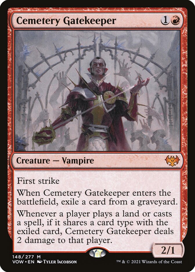 Cemetery Gatekeeper 148 (Innistrad: Crimson Vow)  | Good Games Adelaide SA