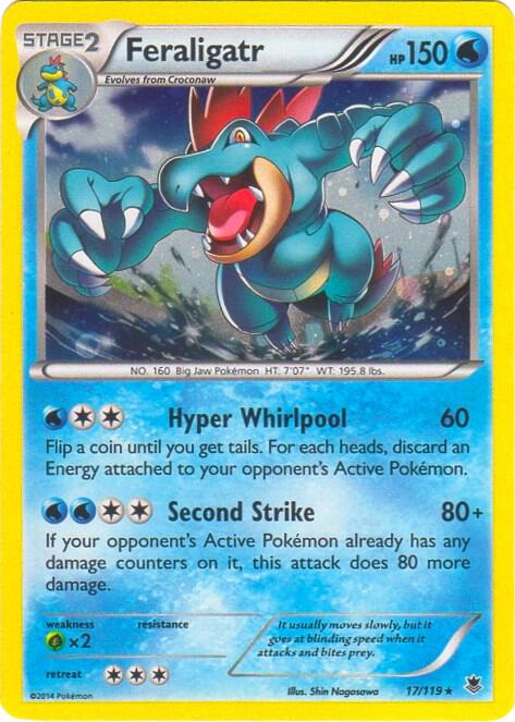 Feraligatr 17 119 Cosmos Holo 017/119 (Blister Exclusives)  - Holofoil | Good Games Adelaide SA