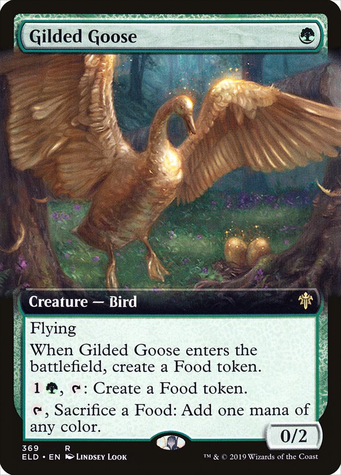 Gilded Goose (Extended Art) [Throne of Eldraine] | Good Games Adelaide SA