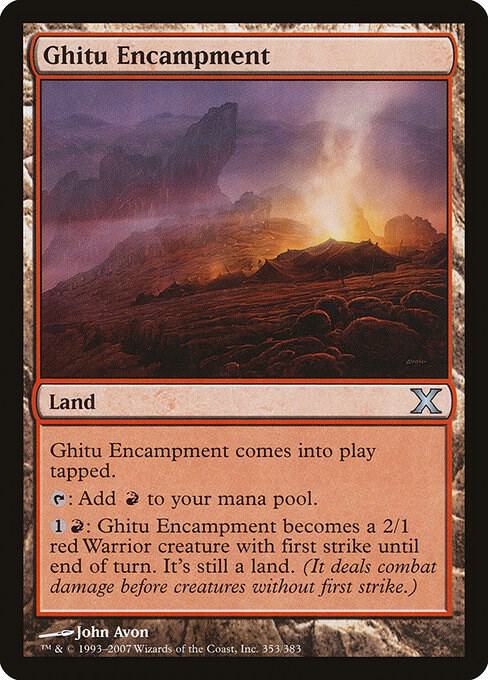 Ghitu Encampment 353 (10th Edition)  | Good Games Adelaide SA