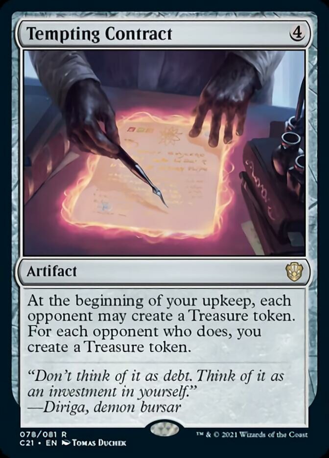 Tempting Contract [Commander 2021] | Good Games Adelaide SA