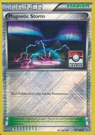 Magnetic Storm (91/106) (League Promo) [XY: Flashfire] | Good Games Adelaide SA