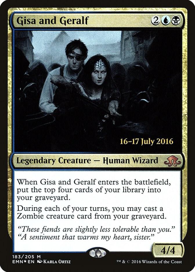 Gisa and Geralf 183 (Prerelease Cards)  - Foil | Good Games Adelaide SA