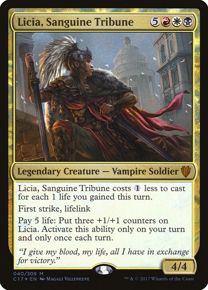 Licia, Sanguine Tribune 40 (Commander 2017)  - Foil | Good Games Adelaide SA