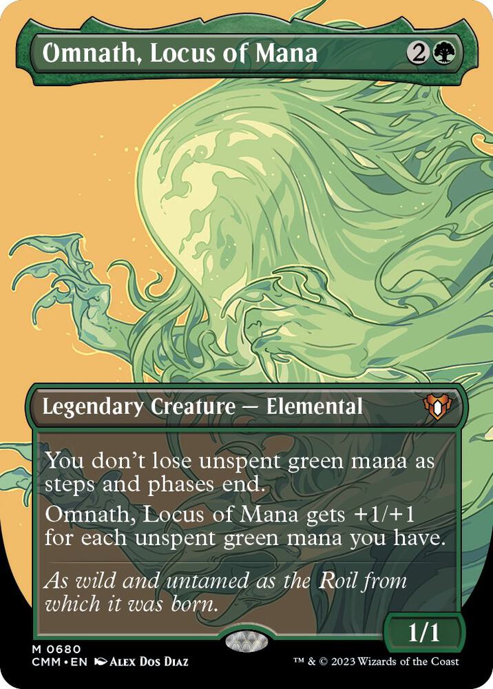 Omnath, Locus of Mana 680 (Commander Masters)  - Borderless | Good Games Adelaide SA