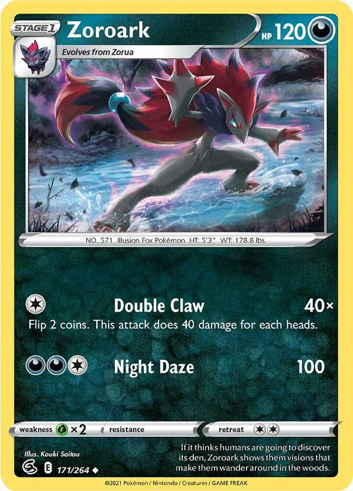 Zoroark 171/264 (SWSH08: Fusion Strike)  | Good Games Adelaide SA