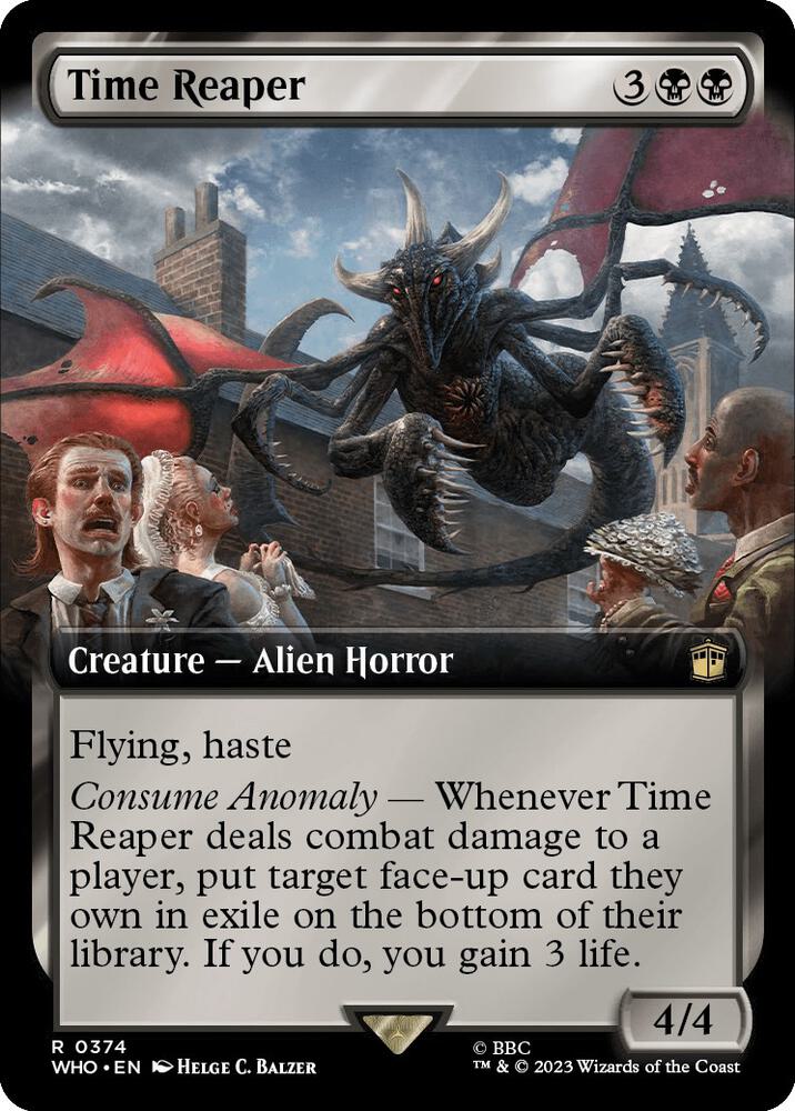 Time Reaper 374 (Universes Beyond: Doctor Who)  - Foil | Good Games Adelaide SA