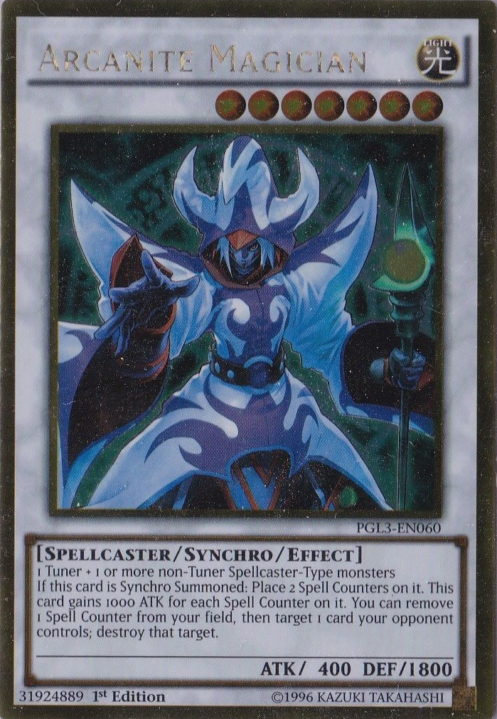 Arcanite Magician [PGL3-EN060] Gold Rare | Good Games Adelaide SA
