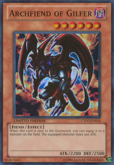 Archfiend of Gilfer [CT07-EN014] Super Rare | Good Games Adelaide SA
