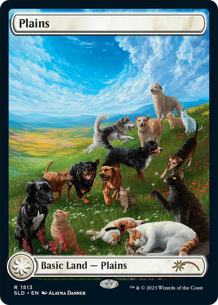 Plains (1513) [Secret Lair Commander Deck: Raining Cats and Dogs] | Good Games Adelaide SA