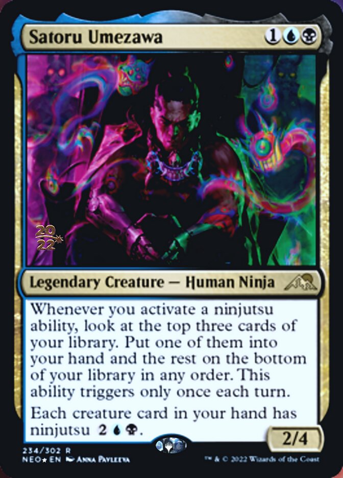 Satoru Umezawa [Kamigawa: Neon Dynasty Prerelease Promos] | Good Games Adelaide SA