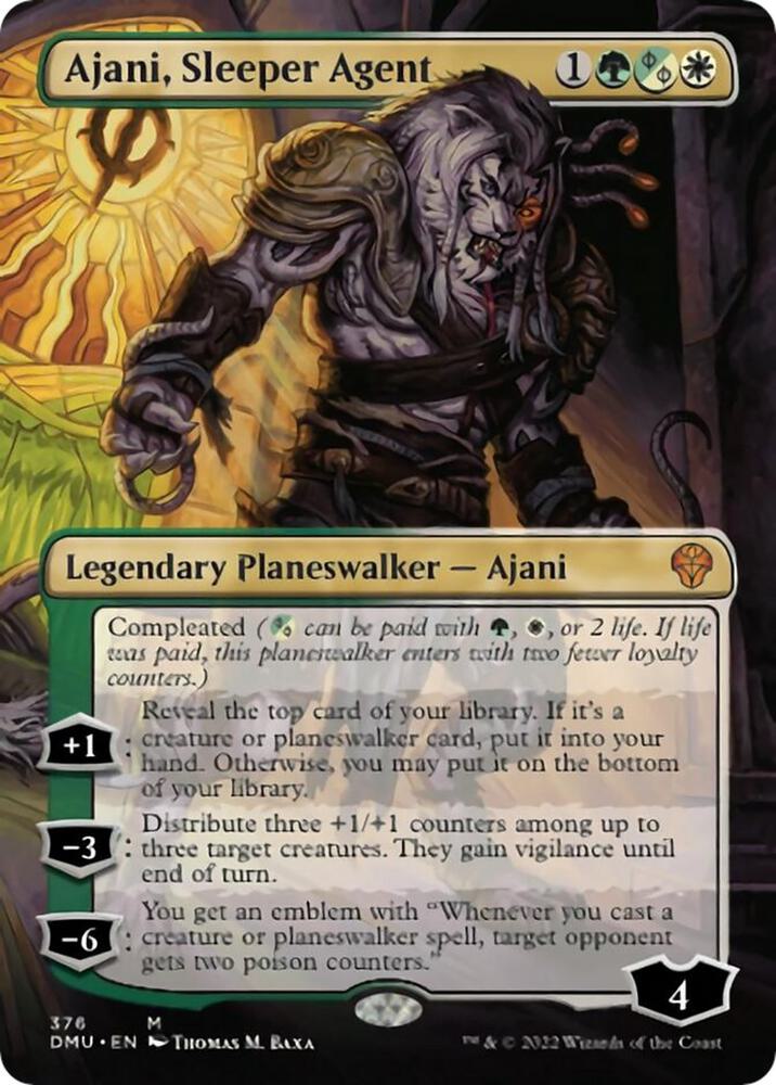 Ajani Sleeper Agent 376 376 (Dominaria United)  | Good Games Adelaide SA