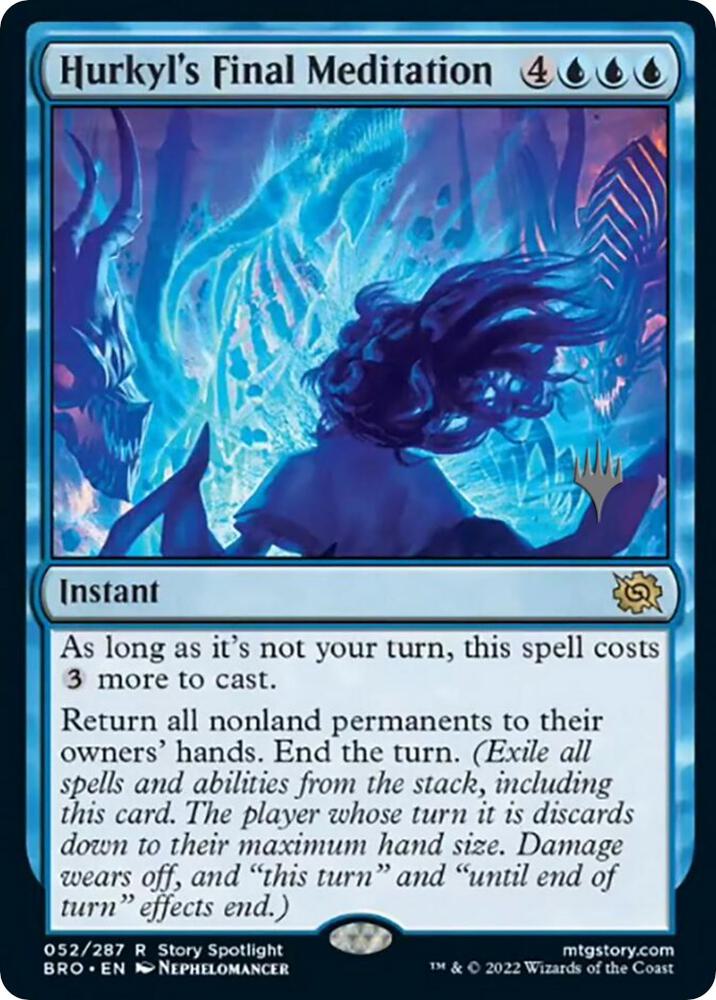 Hurkyls Final Meditation 52 (Promo Pack: The Brothers' War)  - Foil | Good Games Adelaide SA