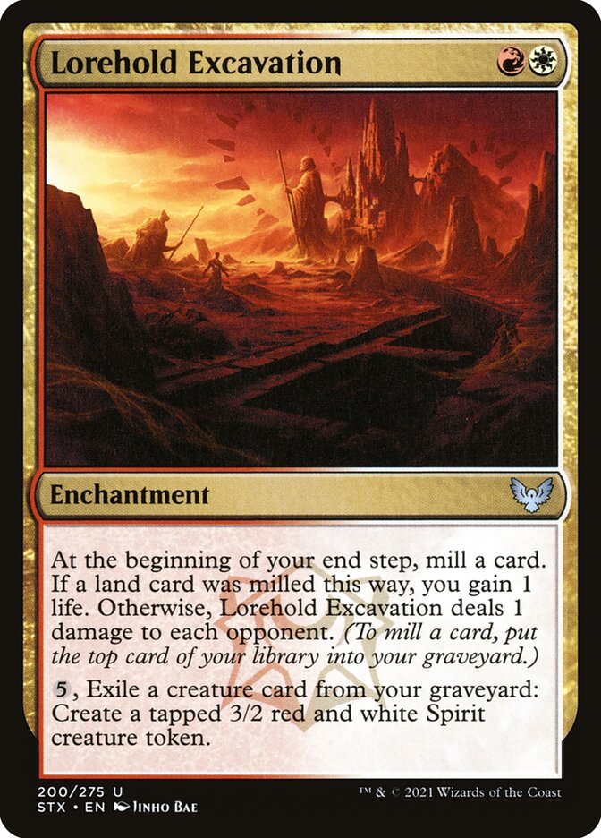 Lorehold Excavation 200 (Strixhaven: School of Mages)  - Foil | Good Games Adelaide SA