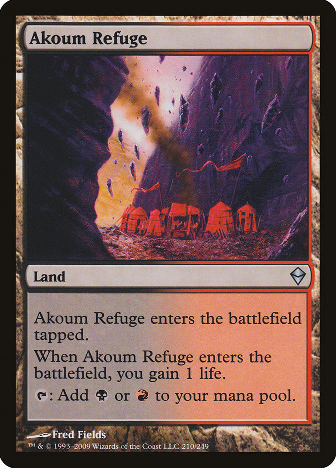 Akoum Refuge [Zendikar] | Good Games Adelaide SA