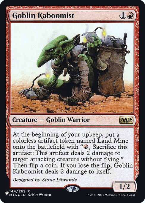 Goblin Kaboomist 144 (The List Reprints)  - Foil | Good Games Adelaide SA