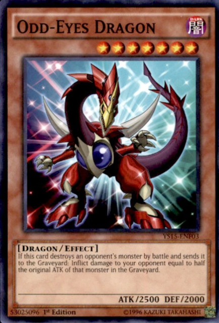 Odd-Eyes Dragon [YS15-ENF03] Shatterfoil Rare | Good Games Adelaide SA