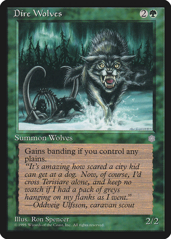 Dire Wolves  (Ice Age)  | Good Games Adelaide SA