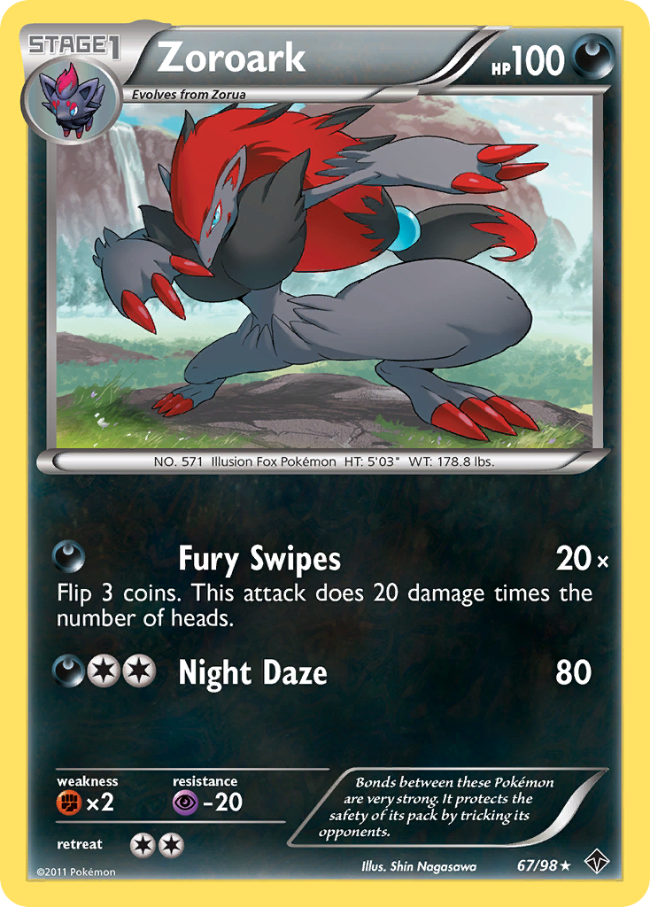 Zoroark (67/98) [Black & White: Emerging Powers] | Good Games Adelaide SA