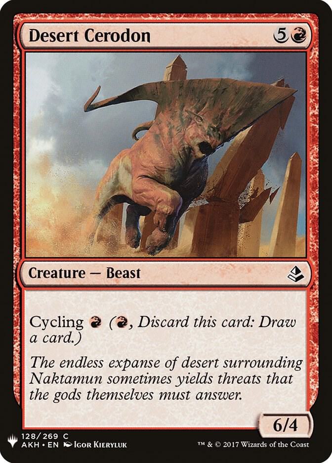 Desert Cerodon 128 (The List Reprints)  | Good Games Adelaide SA