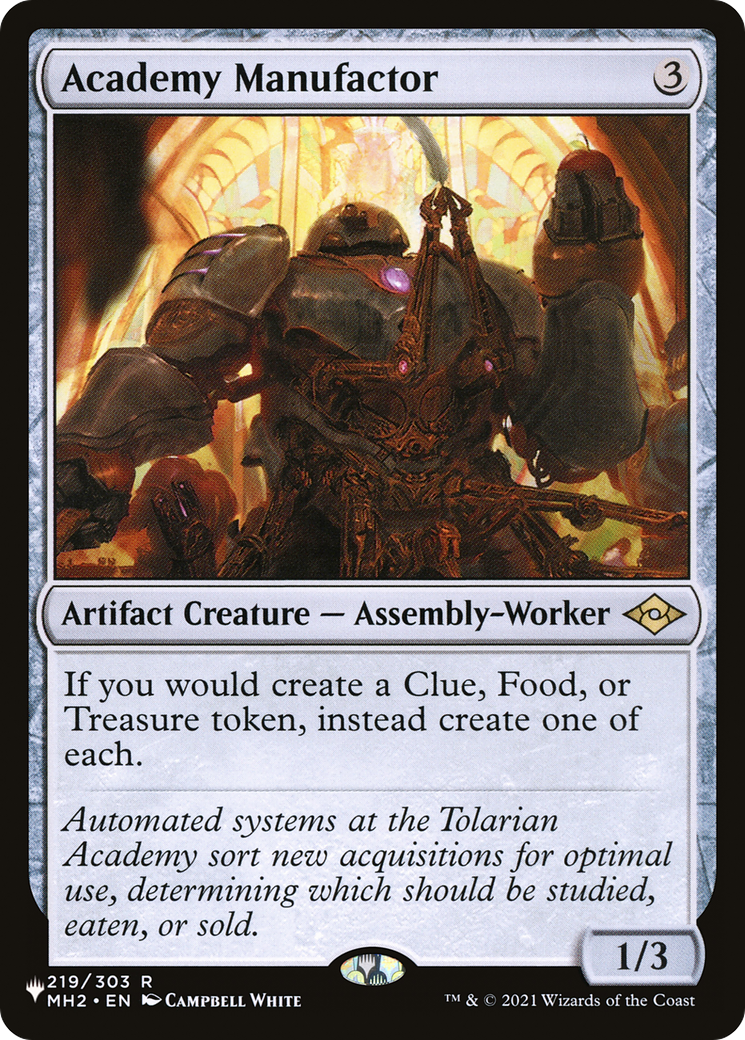 Academy Manufactor [The List] | Good Games Adelaide SA