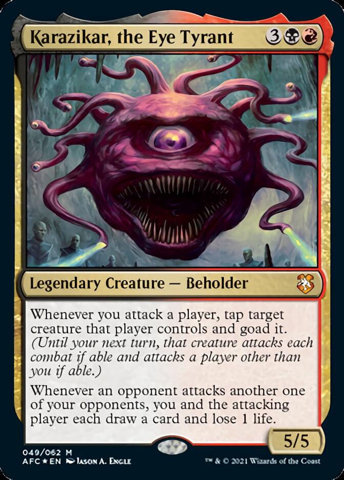 Karazikar, the Eye Tyrant [Dungeons & Dragons: Adventures in the Forgotten Realms Commander] | Good Games Adelaide SA