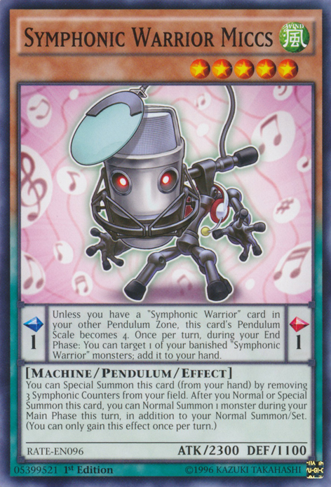 Symphonic Warrior Miccs [RATE-EN096] Common | Good Games Adelaide SA