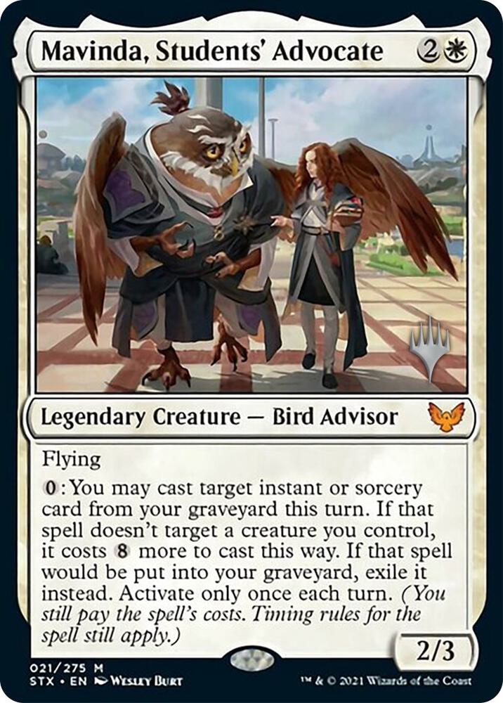 Mavinda Students Advocate 21 (Promo Pack: Strixhaven)  - Foil | Good Games Adelaide SA