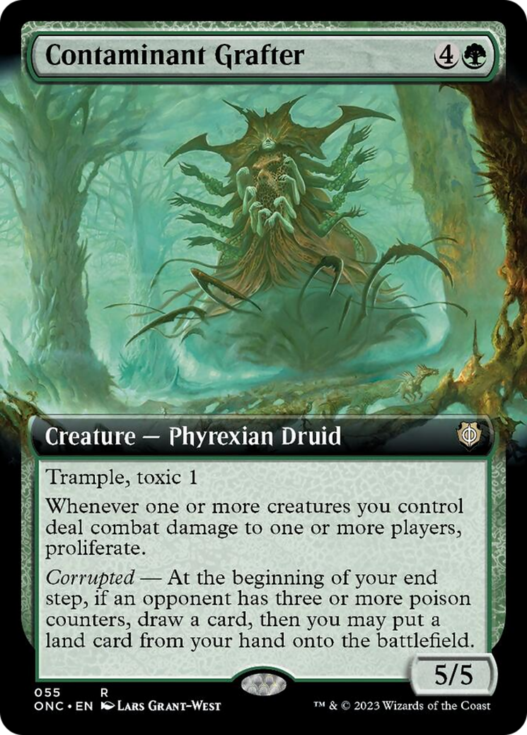 Contaminant Grafter (Extended Art) [Phyrexia: All Will Be One Commander] | Good Games Adelaide SA
