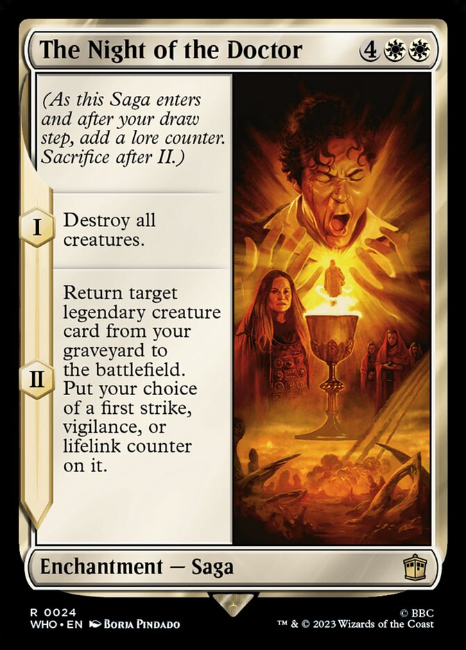 The Night of the Doctor 24 (Universes Beyond: Doctor Who)  - Foil | Good Games Adelaide SA