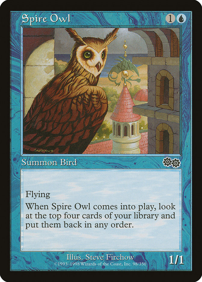 Spire Owl [Urza's Saga] | Good Games Adelaide SA