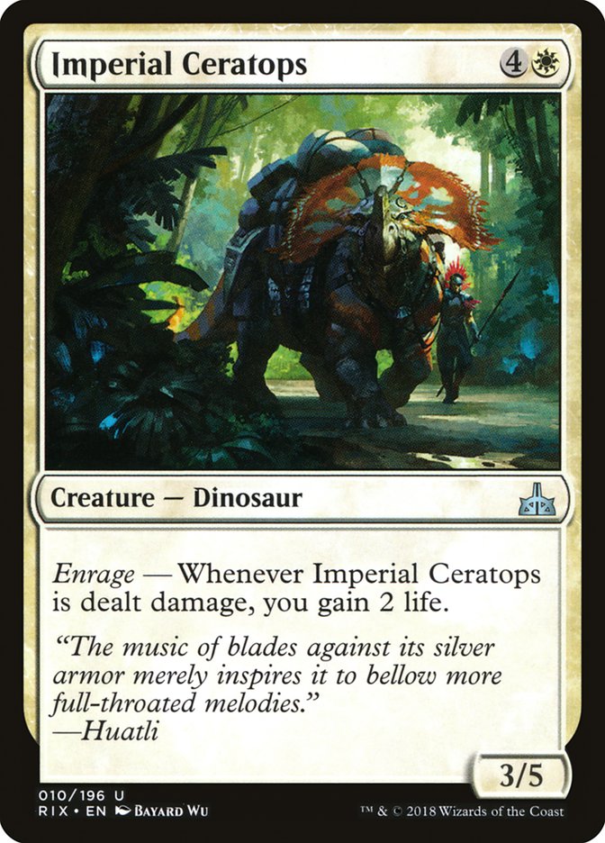 Imperial Ceratops 10 (Rivals of Ixalan)  | Good Games Adelaide SA