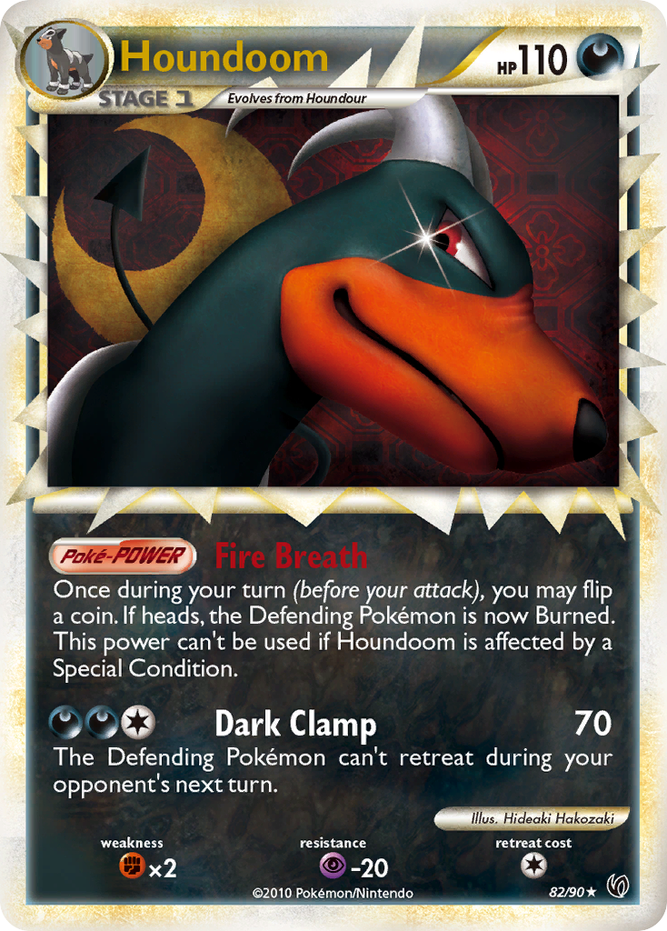Houndoom (82/90) [HeartGold & SoulSilver: Undaunted] | Good Games Adelaide SA