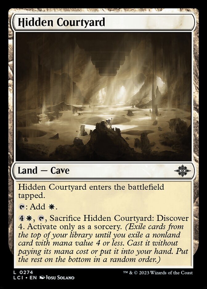 Hidden Courtyard 274 (The Lost Caverns of Ixalan)  | Good Games Adelaide SA