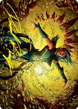 Dragonsguard Elite Art Card 16 81 Gold Stamped Signature 16 (Art Series: Strixhaven)  | Good Games Adelaide SA