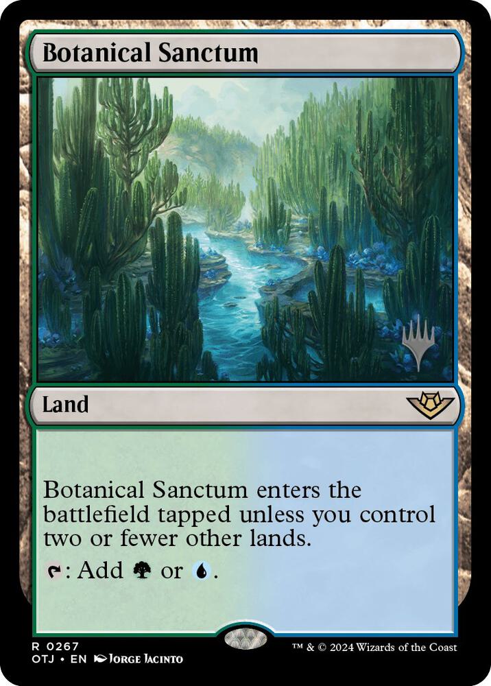 Botanical Sanctum 267 (Promo Pack: Outlaws of Thunder Junction)  - Foil | Good Games Adelaide SA