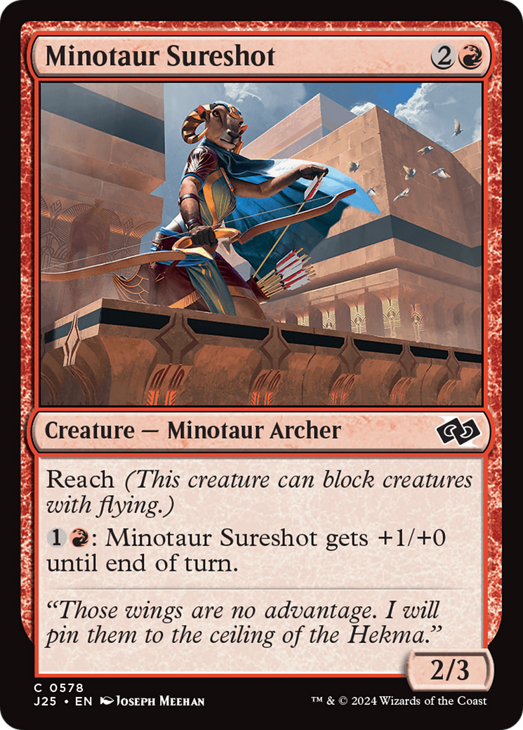 Minotaur Sureshot [Foundations Jumpstart] | Good Games Adelaide SA