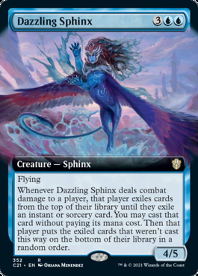 Dazzling Sphinx (Extended) [Commander 2021] | Good Games Adelaide SA