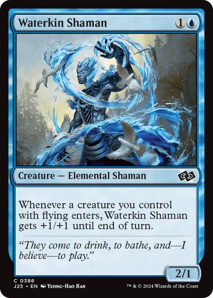 Waterkin Shaman 386 (Foundations Jumpstart)  | Good Games Adelaide SA