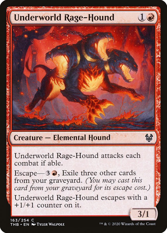 Underworld Rage-Hound 163 (Theros Beyond Death)  | Good Games Adelaide SA