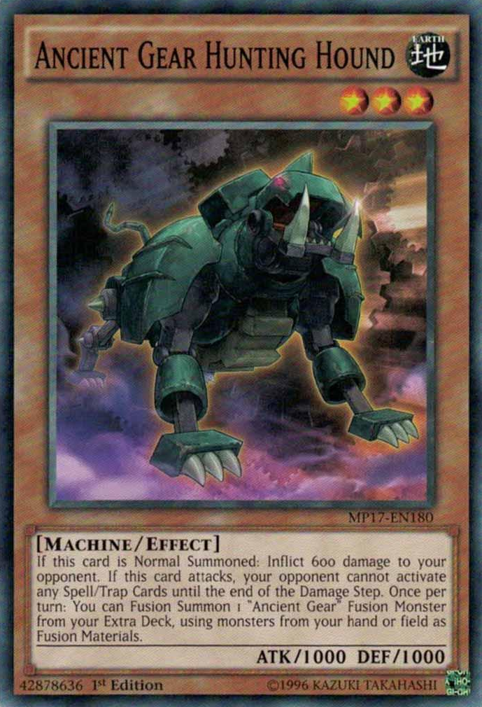 Ancient Gear Hunting Hound [MP17-EN180] Common | Good Games Adelaide SA