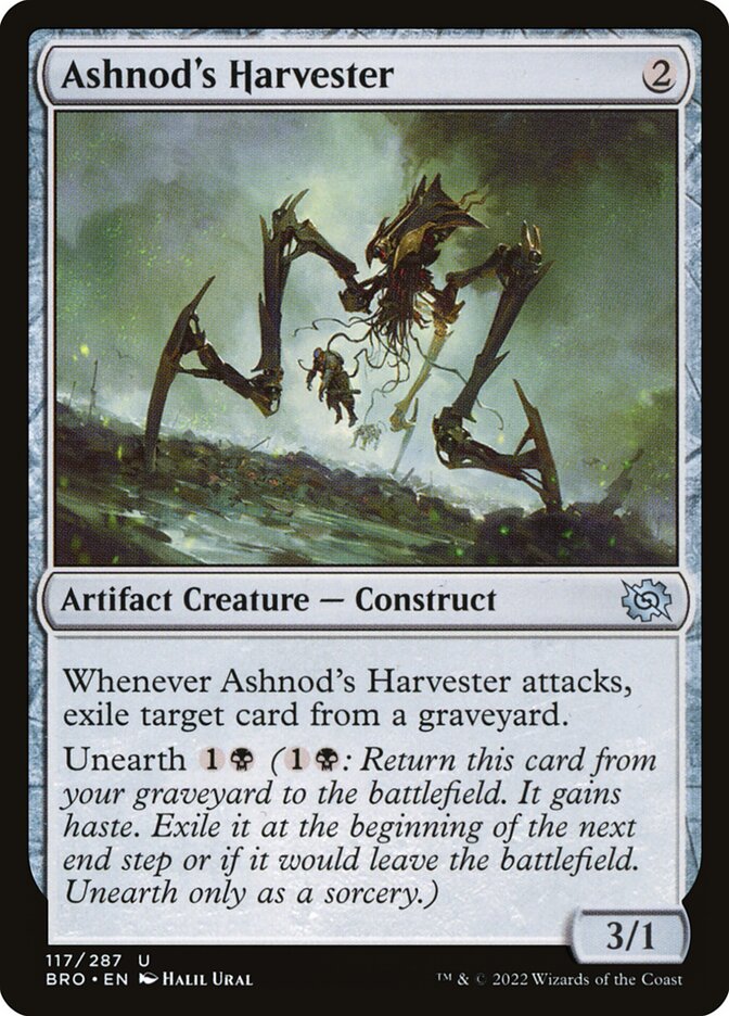 Ashnod's Harvester 117 (The Brothers' War)  - Foil | Good Games Adelaide SA