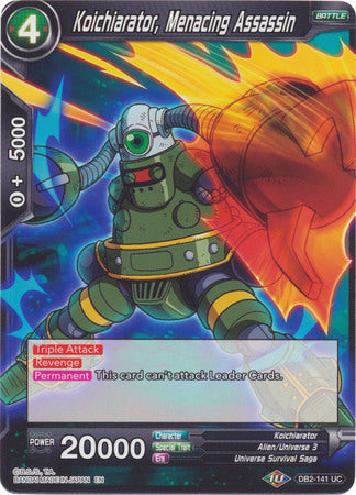 Koichiarator, Menacing Assassin [DB2-141] | Good Games Adelaide SA