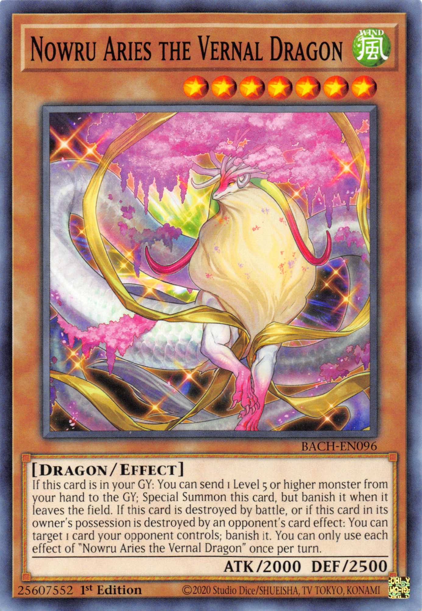 Nowru Aries the Vernal Dragon [BACH-EN096] Common | Good Games Adelaide SA