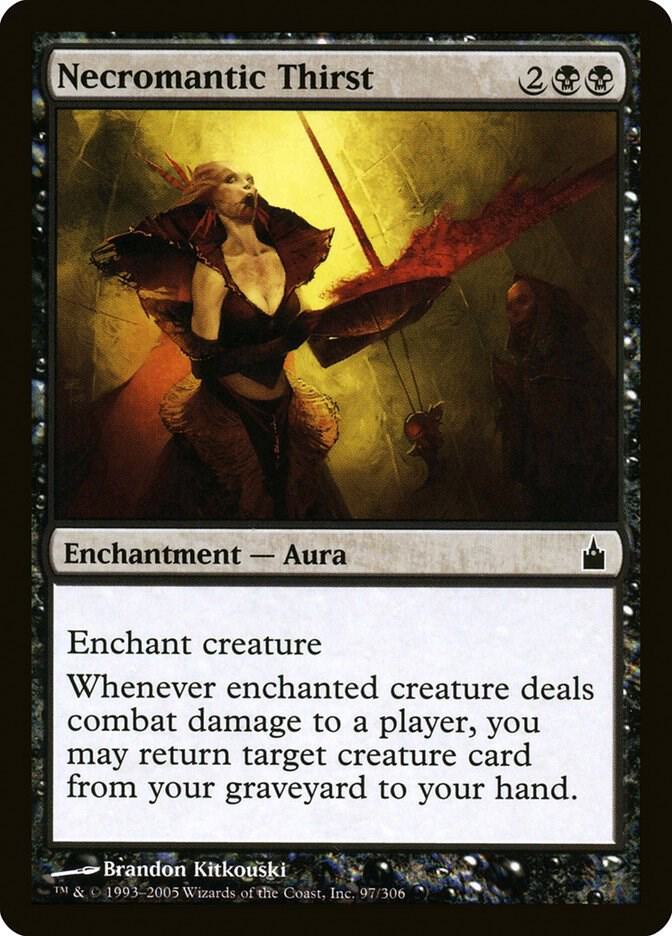 Necromantic Thirst 97 (Ravnica: City of Guilds)  - Foil | Good Games Adelaide SA