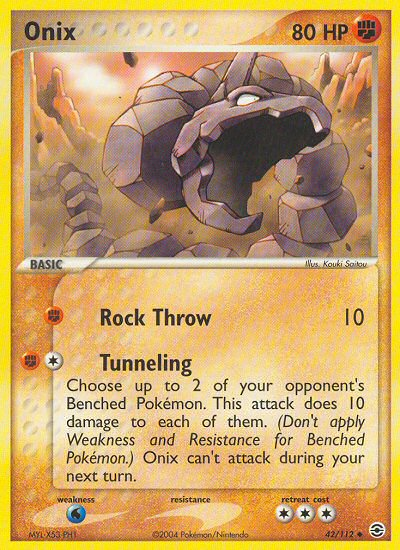 Onix (42/112) [EX: FireRed & LeafGreen] | Good Games Adelaide SA