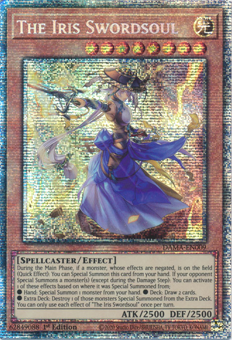 The Iris Swordsoul [DAMA-EN009] Starlight Rare | Good Games Adelaide SA