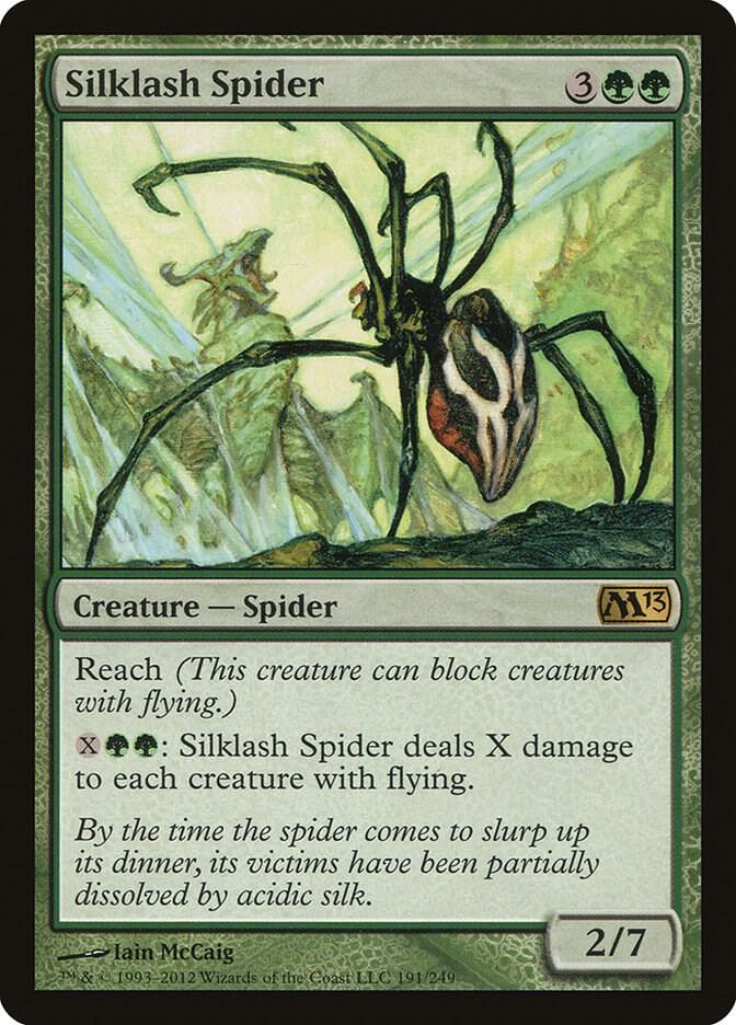 Silklash Spider 191 (Magic 2013 (M13))  - Foil | Good Games Adelaide SA