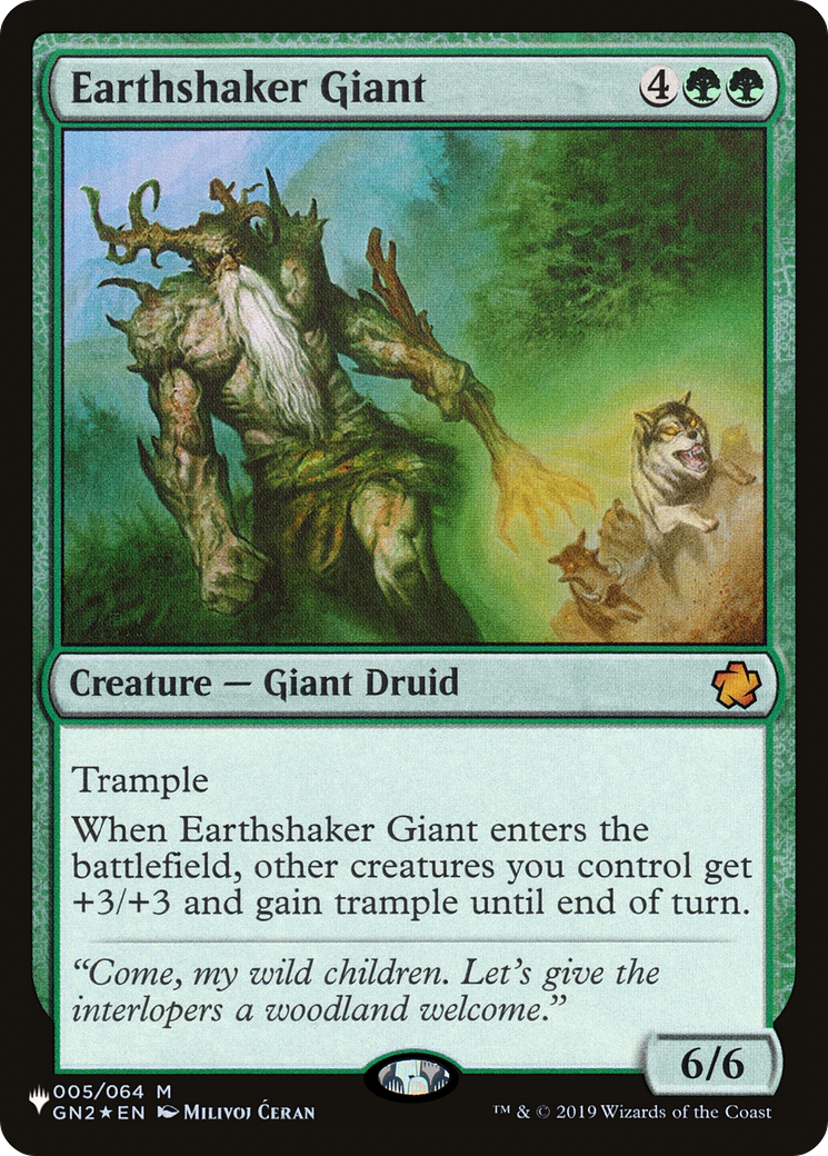 Earthshaker Giant [The List Reprints] | Good Games Adelaide SA