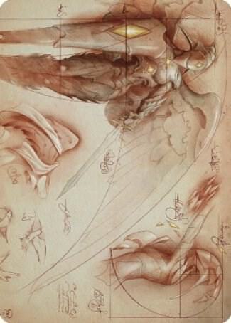 Platinum Angel Art Card 71 (Art Series: The Brothers' War)  | Good Games Adelaide SA